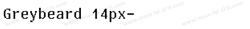 Greybeard 14px字体转换